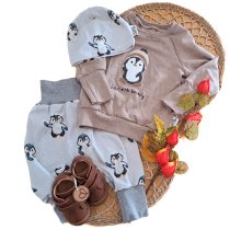 Pinguin-Patch sand Outfit