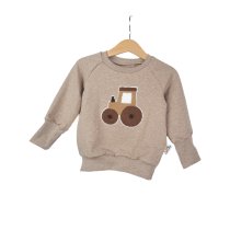 Pullover Traktor-Patch sand