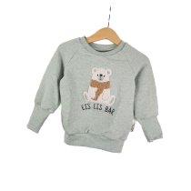 Pullover Eisbär-Patch mint