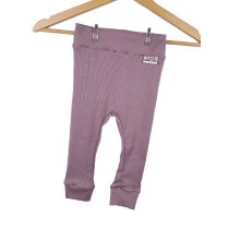 Leggings Feinripp mauve