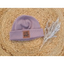 Hipster Beanie Feinripp mauve