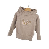 Hoodie Two-Patch sand