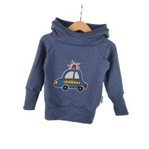 Hoodie Polizei-Patch blau 86/92
