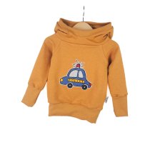 Hoodie Polizei-Patch senfgelb