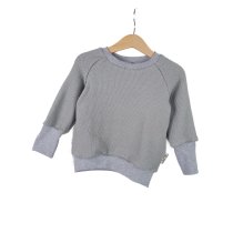 Pullover Grobstrick grau