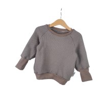 Pullover Grobstrick braun