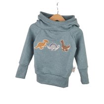 Hoodie Dinolieblinge-Patch altmint