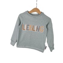 Langarmshirt Liebling-Patch mint
