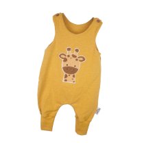 Strampler Giraffenkopf-Patch curry