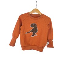 Pullover T-Rex-Patch khaki/rost