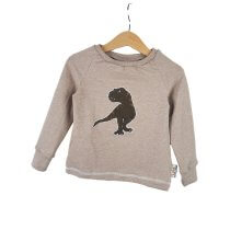 Langarmshirt T-Rex-Patch khaki/sand