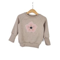 Pullover Blumentraum-Patch sand