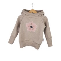 Hoodie Blumentraum-Patch sand