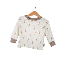 Langarmshirt Feinripp Giraffe