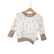 Pullover Feinripp Giraffe