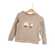 Langarmshirt Krankenwagen-Patch sand