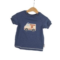 T-Shirt Krankenwagen-Patch blau