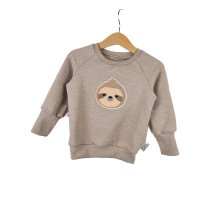 Pullover Faultier-Patch sand