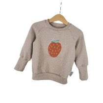 Pullover Erdbeere-Patch sand