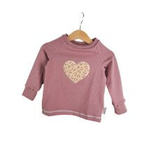 Langarmshirt Leo Herz- Patch altrosa