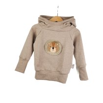Hoodie Löwenliebling-Patch sand