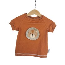 T-Shirt Löwenliebling-Patch rost 74/80