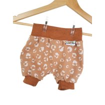 Kurze Hose Musselin Leo zimt