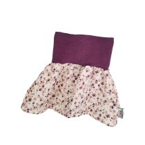 Rock Musselin Blümchen flieder 86/92