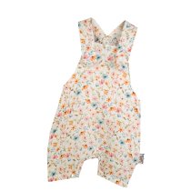 Latzhose kurz Musselin Streublumenwiese 74/80