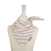 Halstuch zum Binden Streifen sand