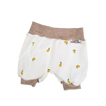 Kurze Hose Feinripp Zitronen 74/80