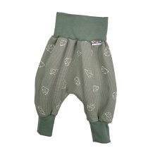 Pumphose Waffel Elefanten altmint 80/86