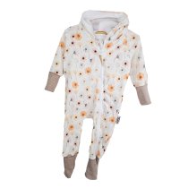 Sweatoverall Sommerblumen pastell