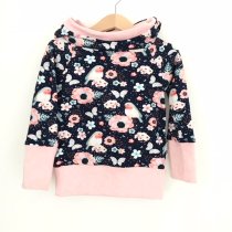 Hoodie Vögelchen dunkelblau 134/140