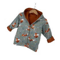 Wendejacke Fuchsi grau