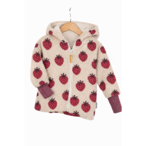 Jacke aus Fleece Erdbeere