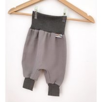 Pumphose Musselin grau 80-86