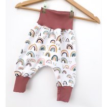 Pumphose Regenbogen rosa 122/128