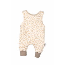 Strampler Feinripp Leo creme