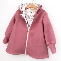 Walkmantel Walk altrosa mit Regenbogen rosa 110/116