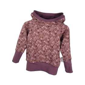 Hoodie Blumenmeer flieder