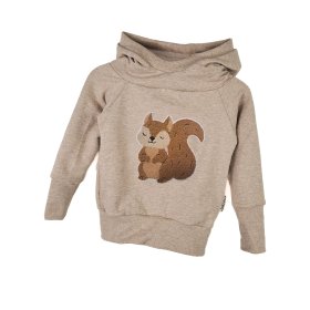 Hoodie Eichhörnchen-Patch sand