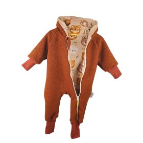Walkoverall rost mit Lieblingsbär