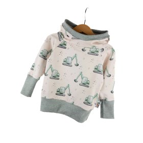 Hoodie Bagger creme