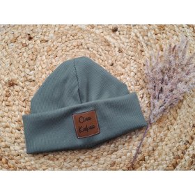 Hipster Beanie Feinripp altmint