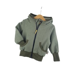 Individuell Leinenjacke khaki