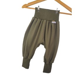 Pumphose Feinripp Khaki
