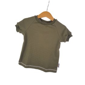 T-Shirt Feinripp Khaki