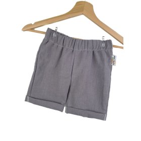 Indi Kurze Shorts Leinen grau