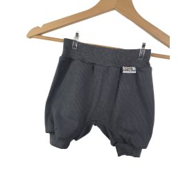 Kurze Hose Feinripp Anthrazit